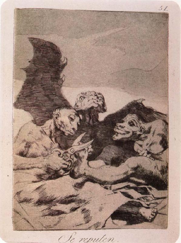 Francisco Goya Se Repulen